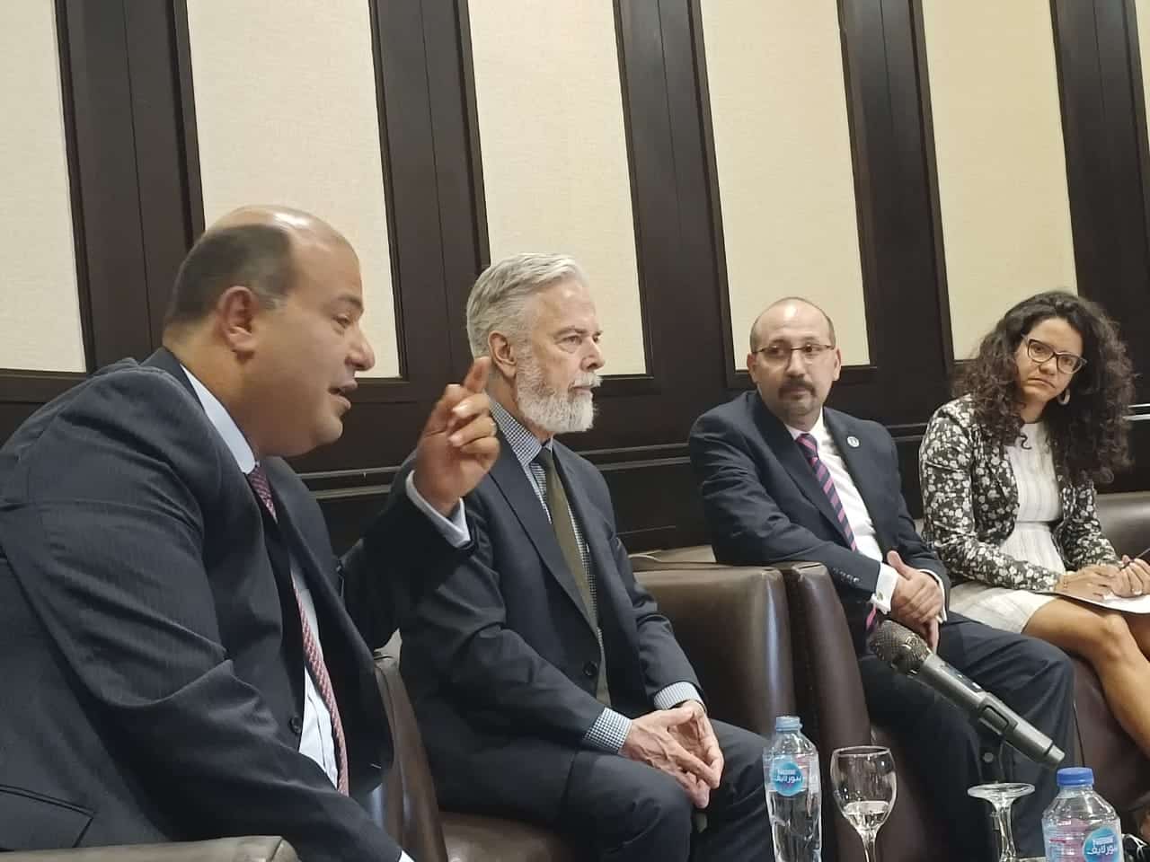 خالد حنفي أمين عام اتحاد الغرف العربية وسفير البرازيل في مصر