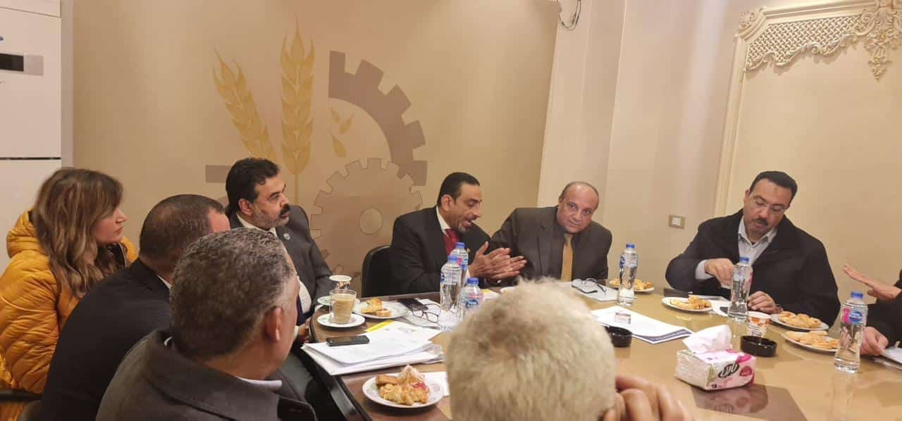 غرفة صناعة الحبوب باتحاد الصناعات المصرية برئاسة النائب/طارق سعيد حسانين رئيس مجلس إدارة الغرفة