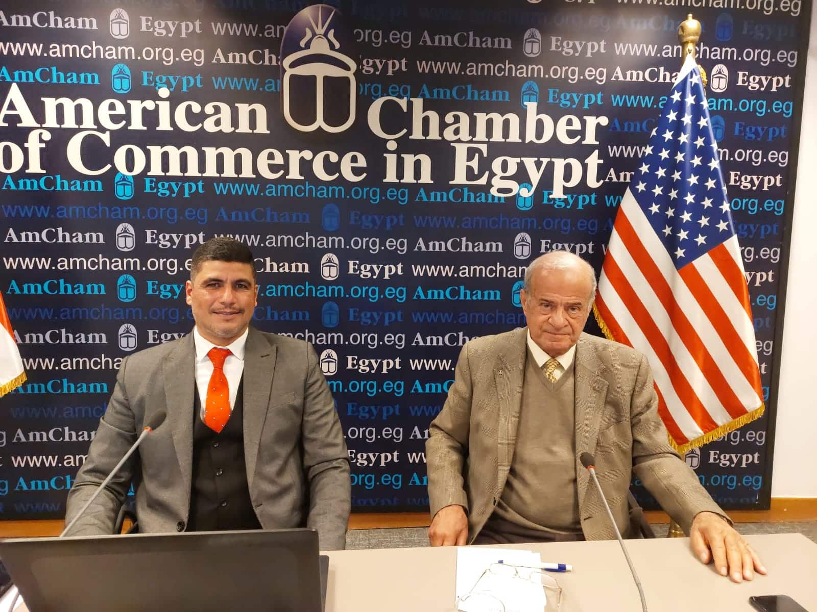 مصلحة الضرائب المصرية وغرفة التجارة الأمريكية