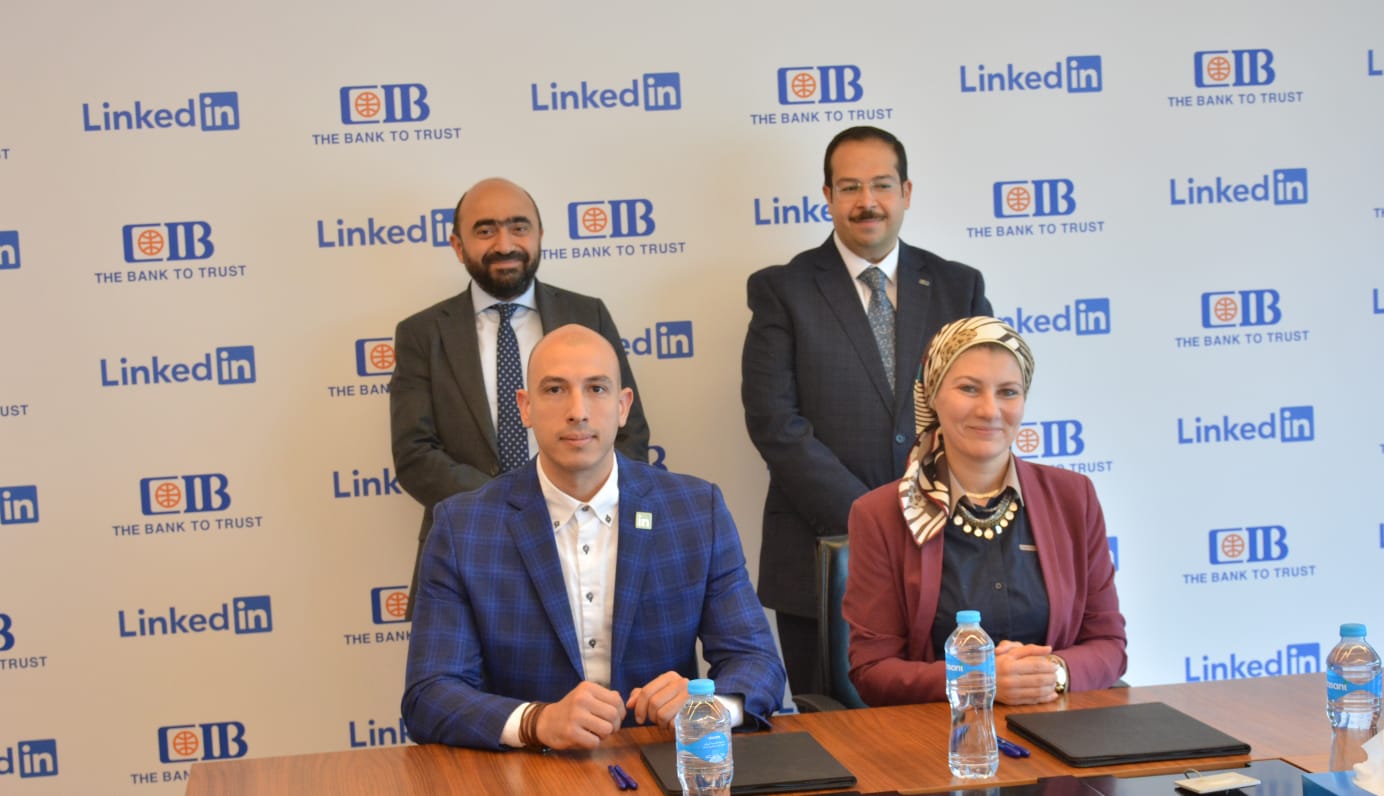 CIB مصر يوقع مذكرة LinkedIn.