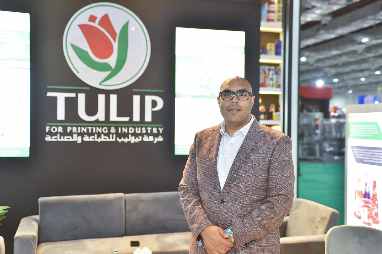 إبراهيم سلوت العضو المنتدب لشركة تيوليب Tulip للطباعة والصناعة