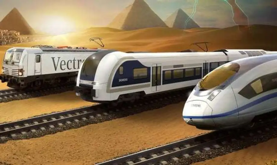 شبكة القطارات السريعة المصرية