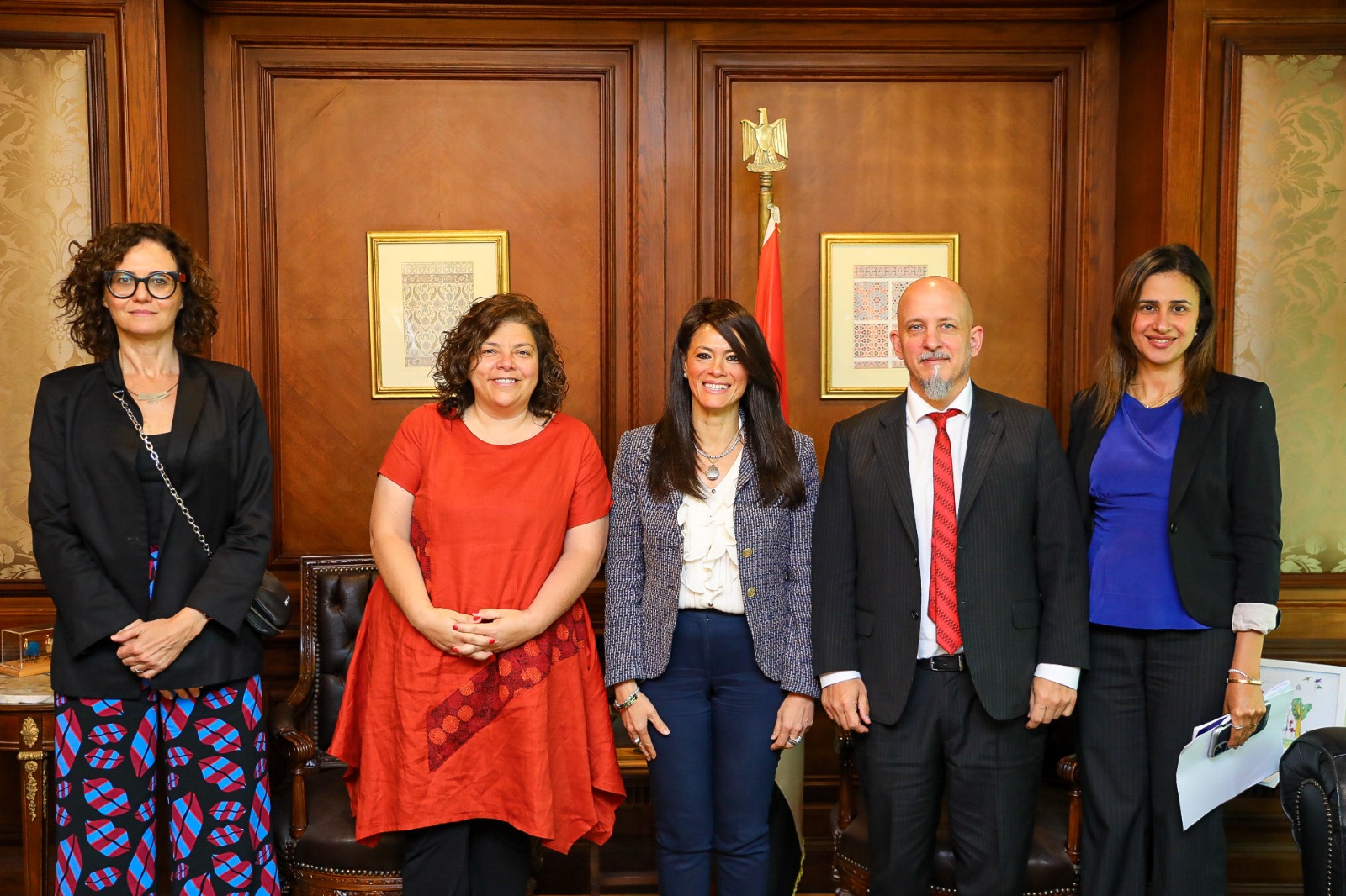 التقت الدكتورة رانيا المشاط، وزيرة التعاون الدولي، وفد دولة الأرجنتين