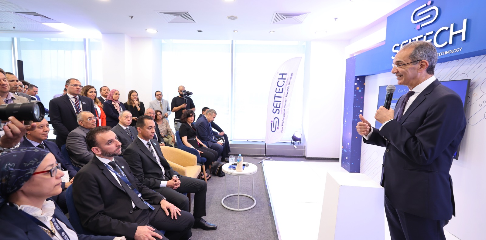 وزير الاتصالات يفتتح المقر الجديد لشركة SEITech Solutions